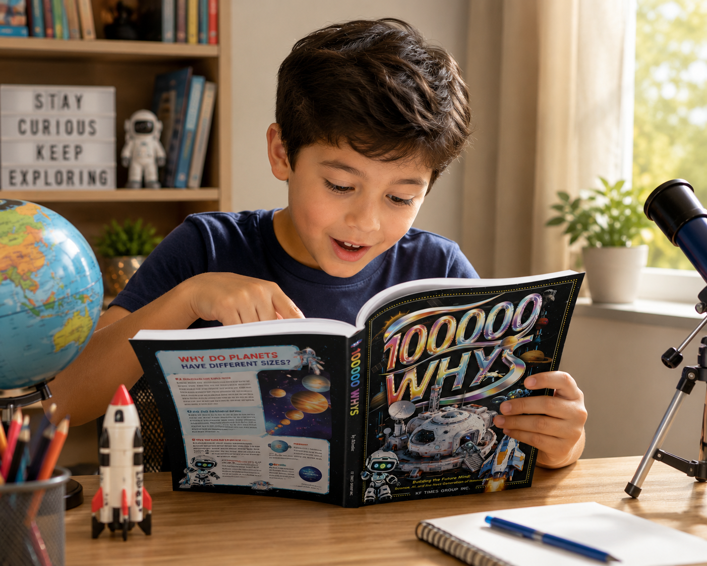 100000 Whys: A Children's Encyclopedia of Science, Space, AI & Discovery