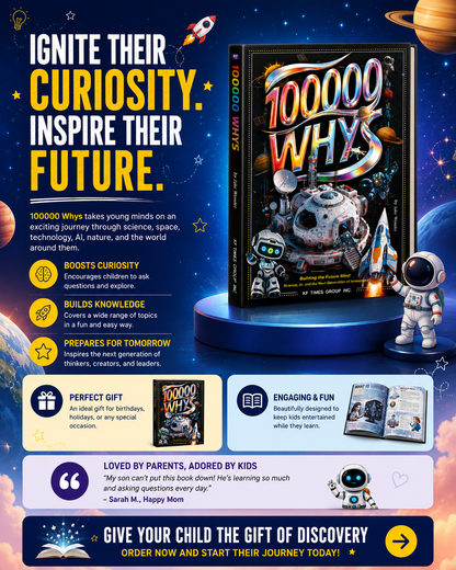 100000 Whys: A Children's Encyclopedia of Science, Space, AI & Discovery